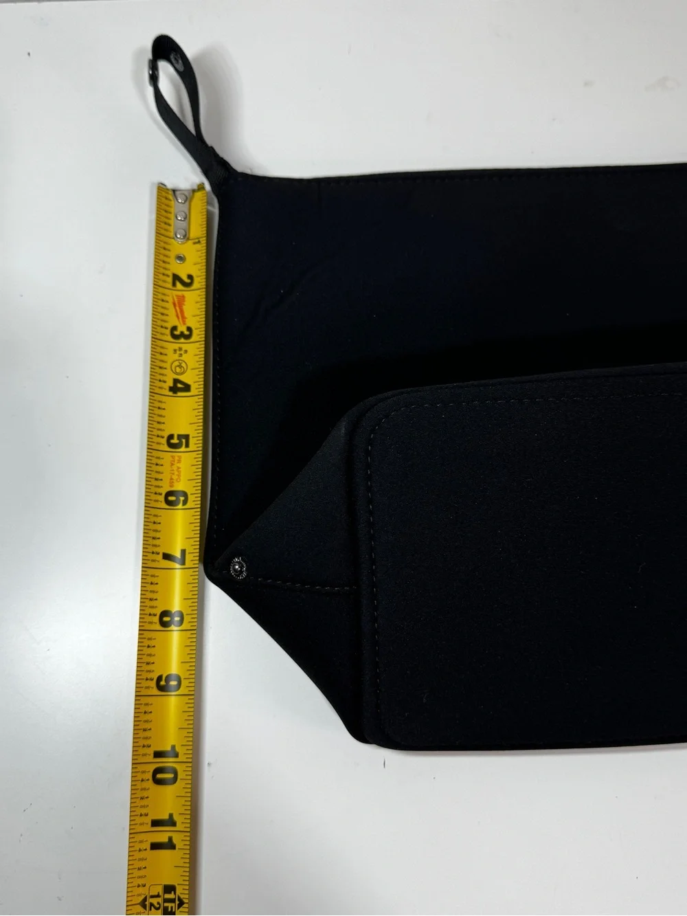 Shark Black Neoprene Zippered Case w/ Accessory Compartments 12x7.5x4.5
